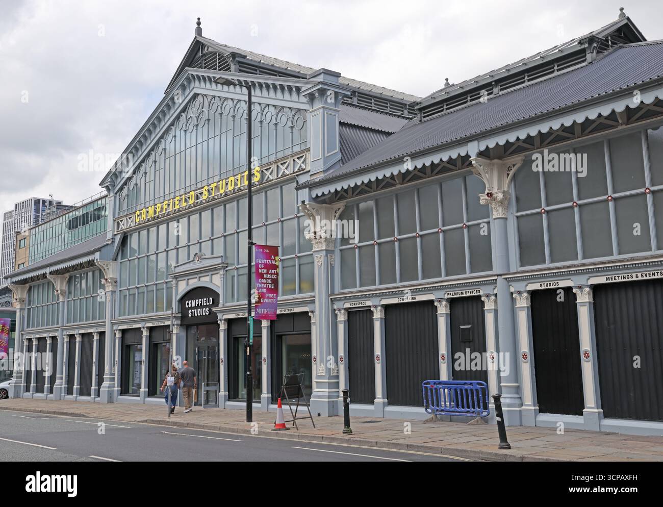 Campfield Studios, Liverpool Road, Castlefield, centro di Manchester, Inghilterra nord-occidentale, Regno Unito Foto Stock