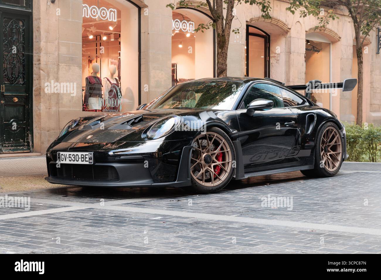 San Sebastian, Spagna - 20 settembre 2025: Porsche 911 (992) GT3 RS Foto Stock