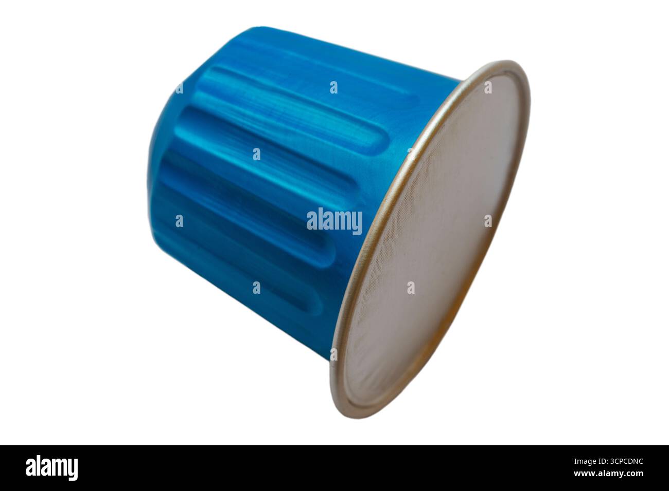 Sainsburys assaggia la differenza cialda in alluminio per caffè espresso Decaff isolato su sfondo bianco Foto Stock