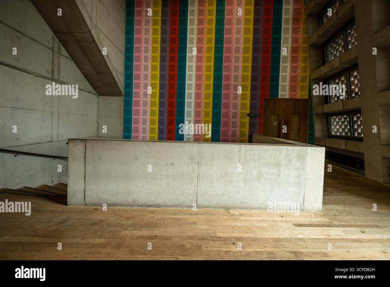 Tate Modern Switch House Interior Walkway, Londra Foto Stock