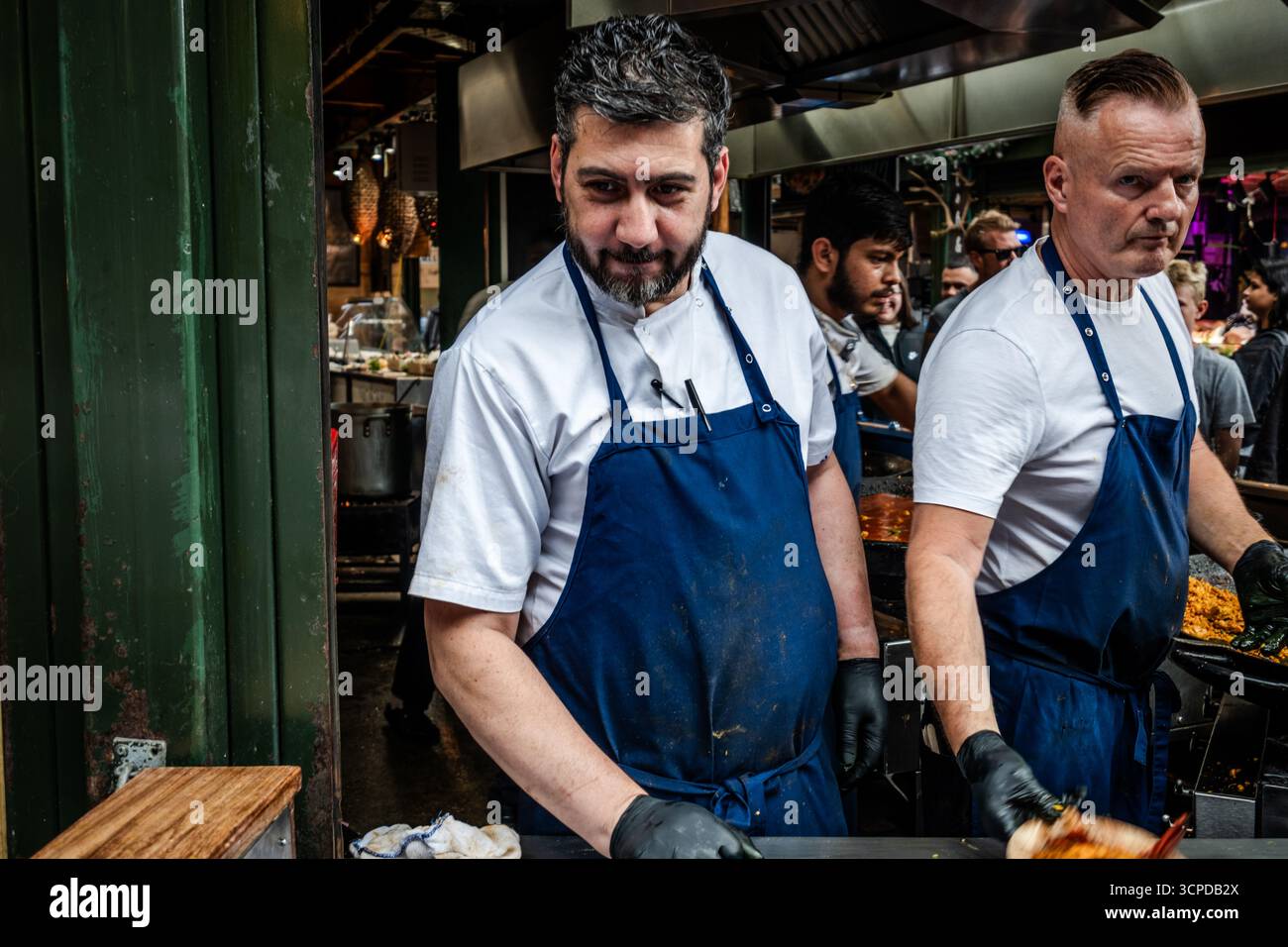 Borough Market - sapori, cultura e vita di strada Foto Stock