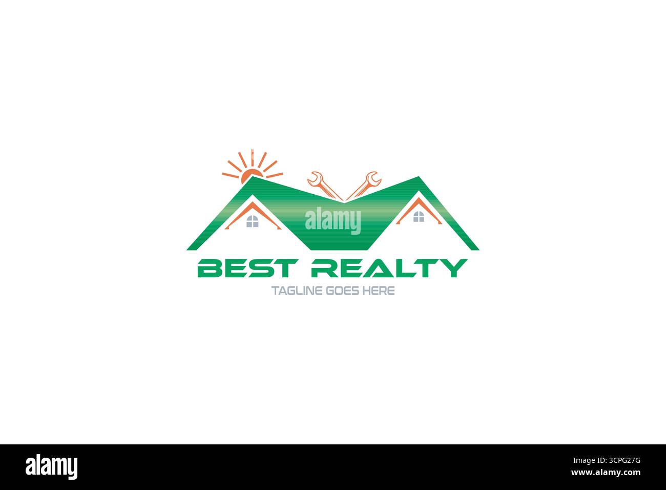Logo immobiliare, logo immobiliare, logo edilizia, logo tetto, logo agente immobiliare, logo edificio, logo della casa, logo dell'edificio, logo aziendale, immobiliare Illustrazione Vettoriale