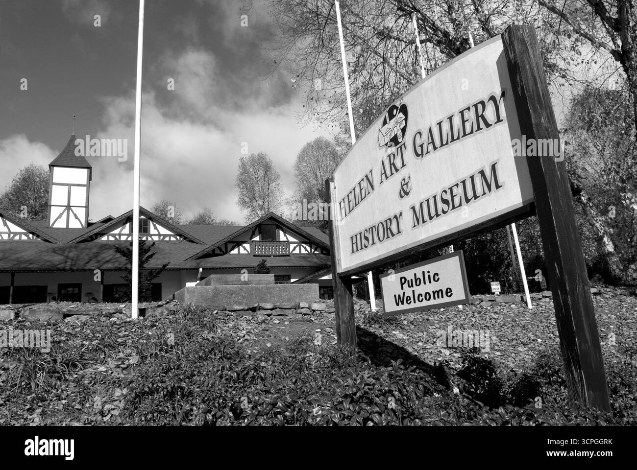Helen Art Gallery and History Museum a Helen, Georgia, USA. Foto Stock