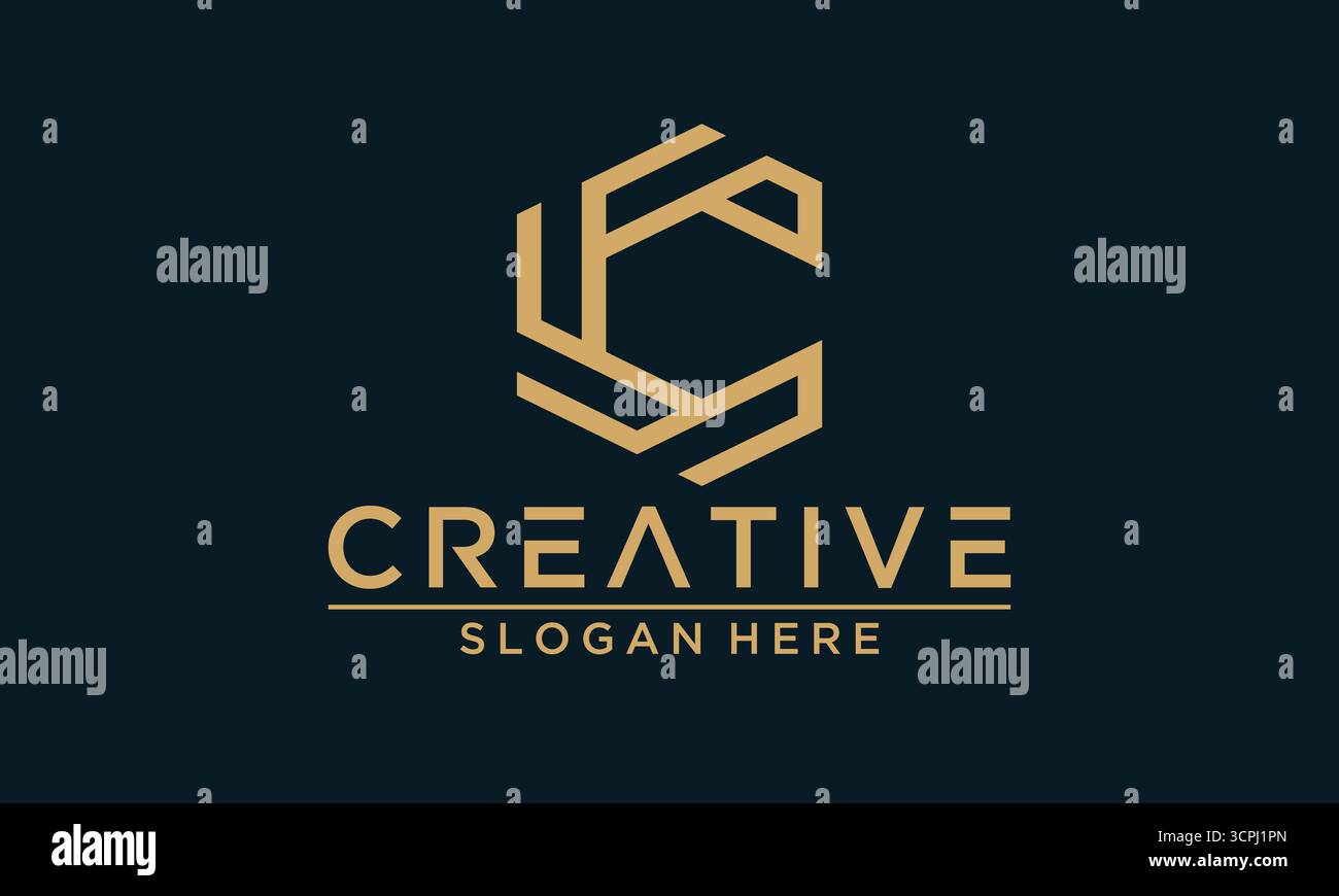 Un moderno logo Letter C con linee corte e dinamiche, presentato come grafica vettoriale. Perfetto per il branding aziendale, l'identità aziendale, Illustrazione Vettoriale