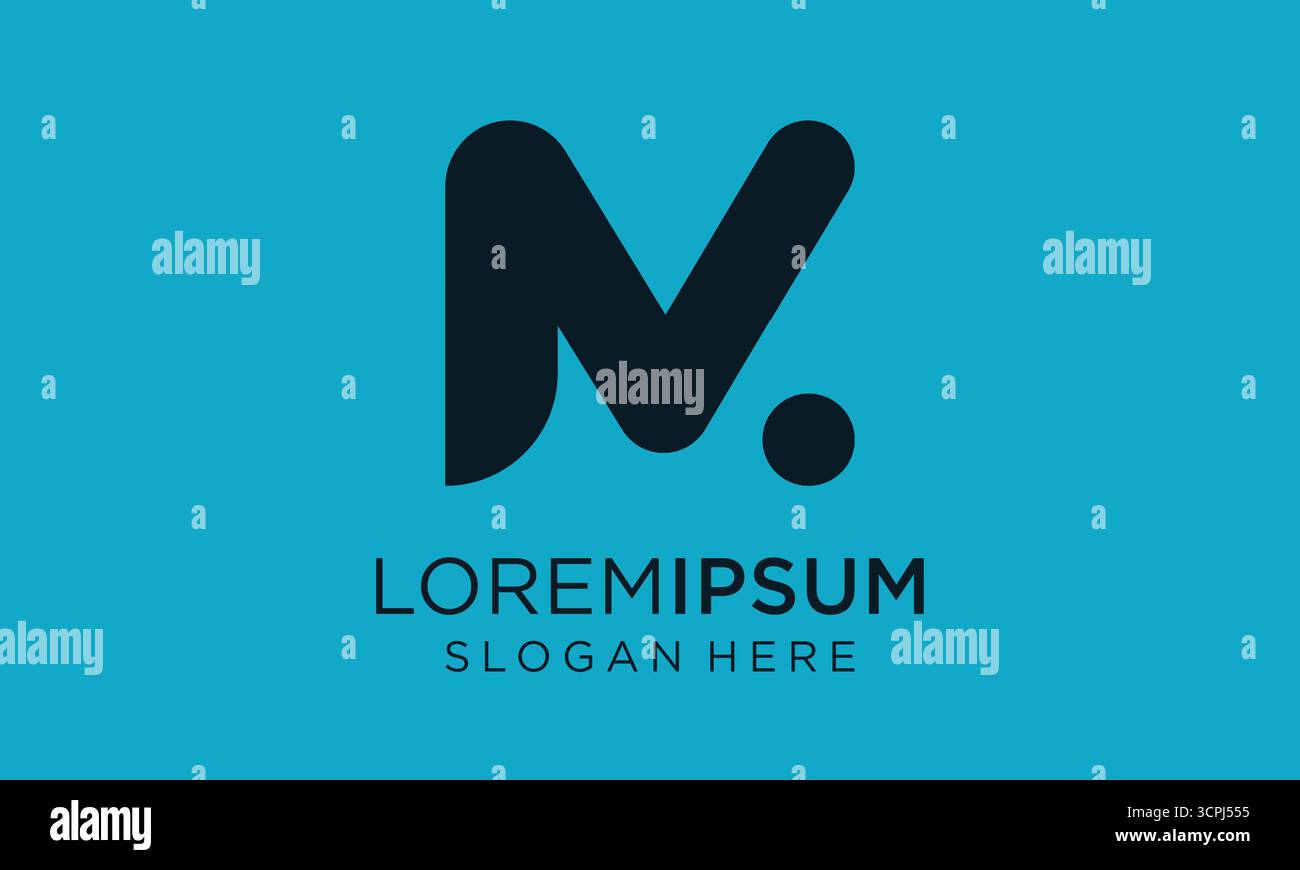 Modello di design del logo Letter M creativo, adatto a varie esigenze di branding aziendale e identità aziendale. Questa grafica vettoriale premium offre stile Illustrazione Vettoriale