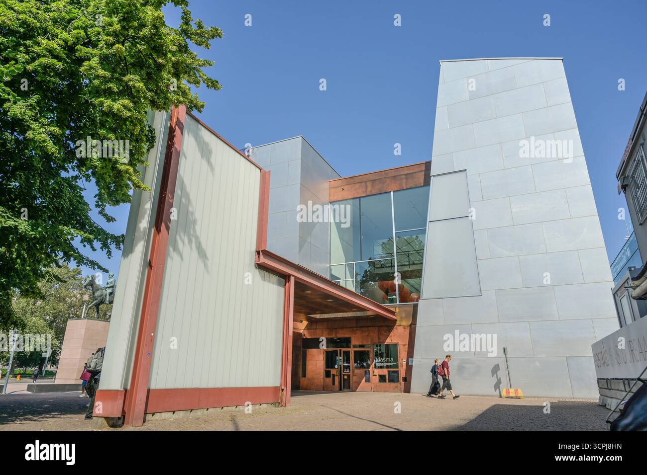 Museo für zeitgenössische Kunst Kiasma, Mannerheimintie, Helsinki, Finnland Foto Stock