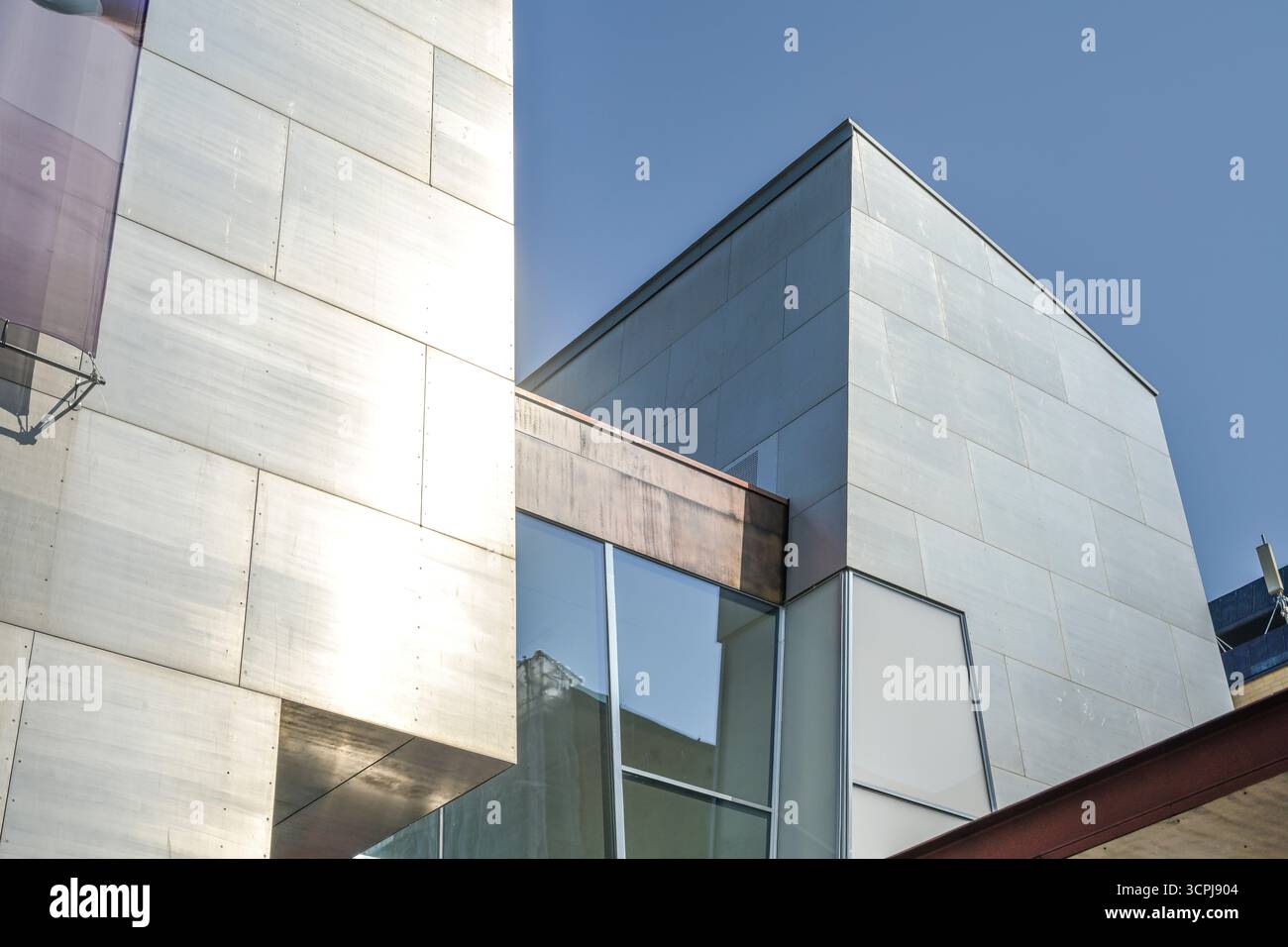Museo für zeitgenössische Kunst Kiasma, Mannerheimintie, Helsinki, Finnland Foto Stock