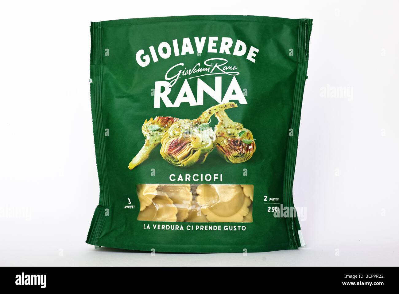 Giovanni Rana Gioiaverde Carciofo Ravioli Foto Stock