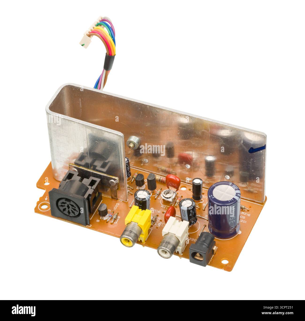 Componente dell'ingresso audio/video Sharp Twin Famicom, av Foto Stock