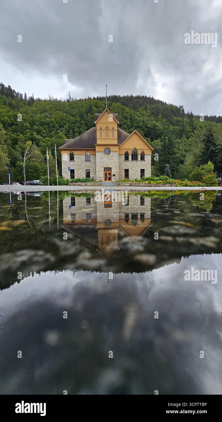 Un tocco di Alaska - Immagine stock catturata con smartphone