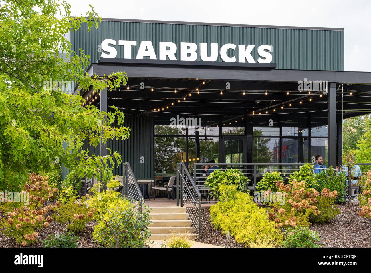 Caffè Starbucks a Huntsville, Alabama. (USA) Foto Stock