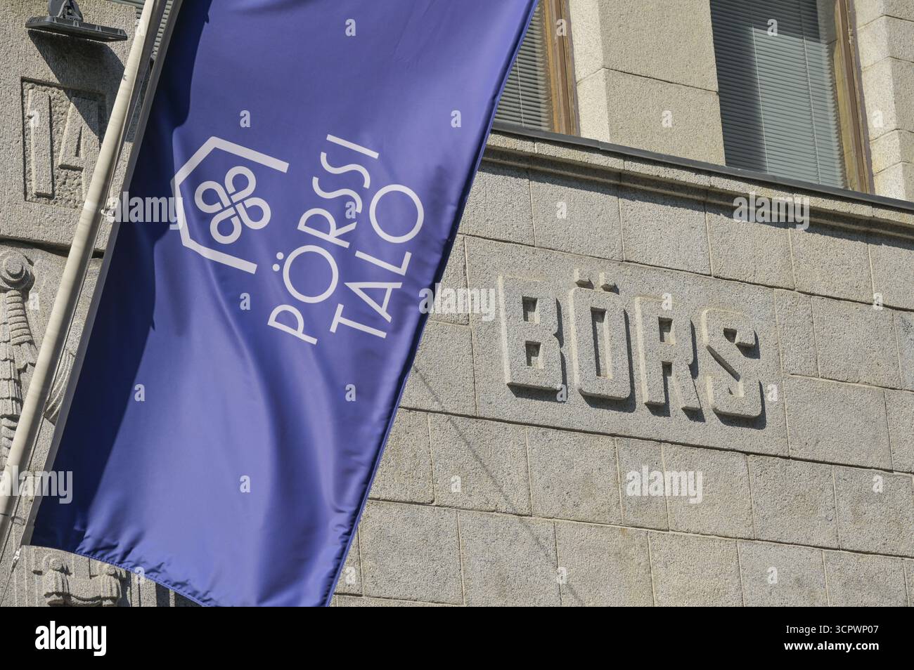 Borsa, edificio della Borsa, Fabianinkatu, città vecchia, Helsinki, Finlandia Foto Stock