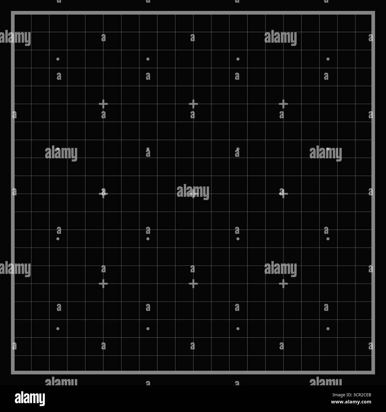 Grafico nero Blueprint. Sfondo griglia astratto con linee e punti. Modello notebook con spazio vuoto. Illustrazione vettoriale Illustrazione Vettoriale