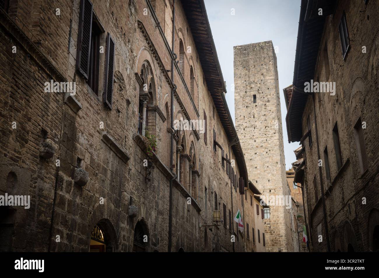San Gimignano - città di belle Torri, famosa per la sua architettura medievale. Situato in provincia di Siena, Toscana, Italia Foto Stock