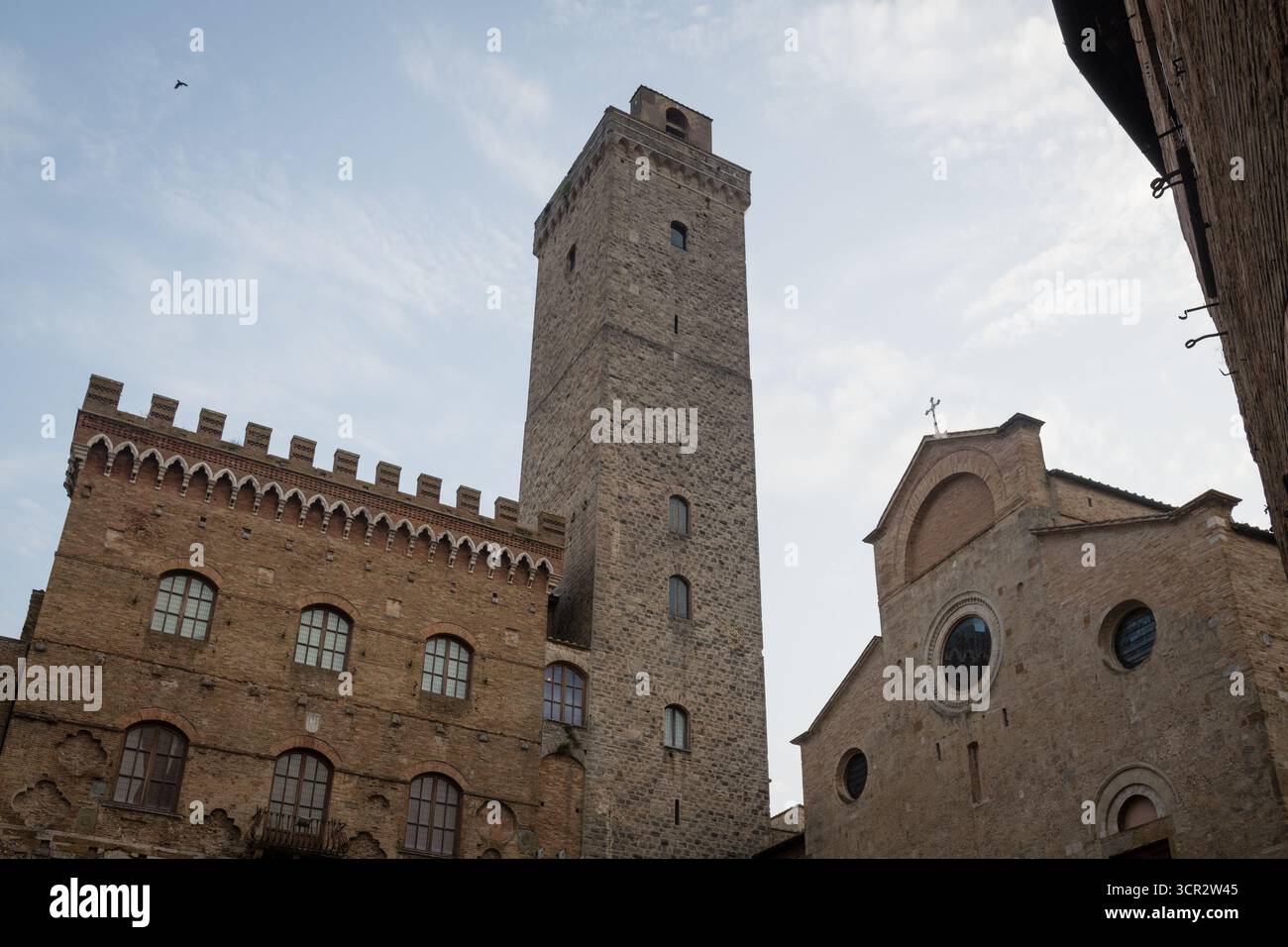 San Gimignano - città di belle Torri, famosa per la sua architettura medievale. Situato in provincia di Siena, Toscana, Italia Foto Stock