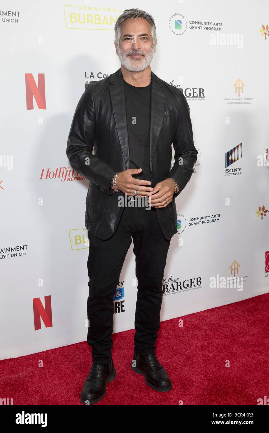 Guillermo Zapata bei der Burbank International Film Festival Gala 2025 zu Ehren von Quentin Tarantino im Marriott Convention Center. Burbank, 28.09.2025 anni Foto Stock