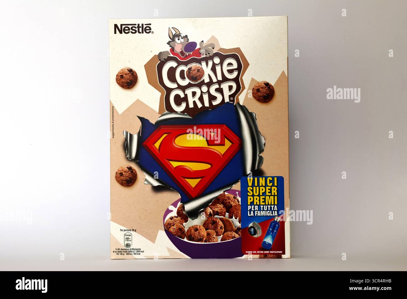 Biscotti croccanti Nestlé, cereali da colazione con patatine al cioccolato Foto Stock