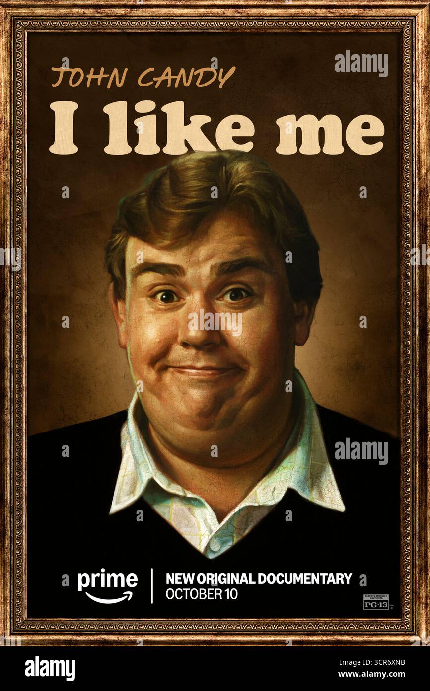 John Candy: I Like me (2025) diretto da Ryan Reynolds e Sean Menard. Un documentario che esplora la vita e la carriera del comico John Candy, con filmati d'archivio e interviste. SOLO PER USO EDITORIALE di poster pubblicitari. Credito: BFA / Amazon MGM Studios Foto Stock