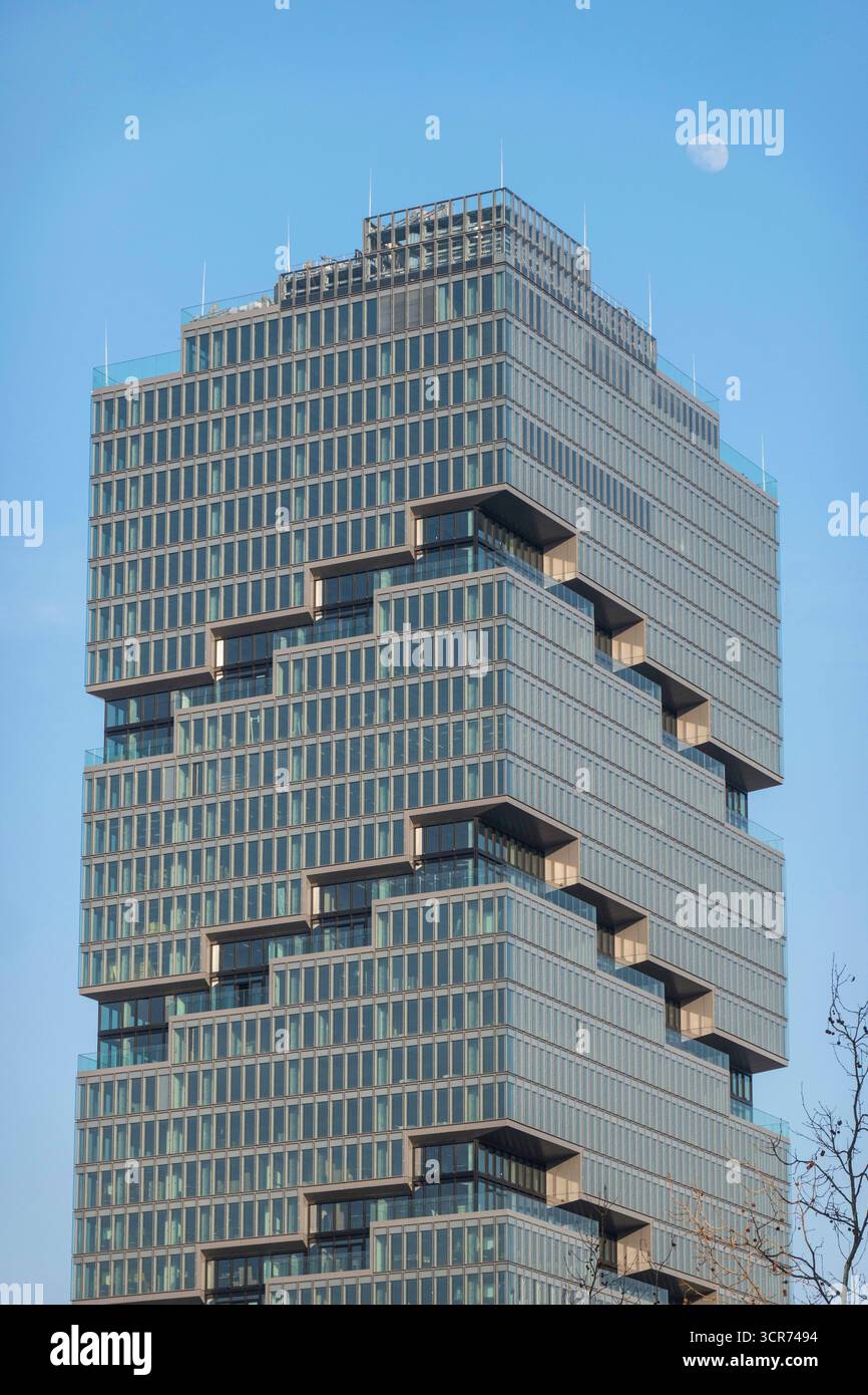 Edge East Side Tower, Germania, Berlin-Friedrichshain Foto Stock