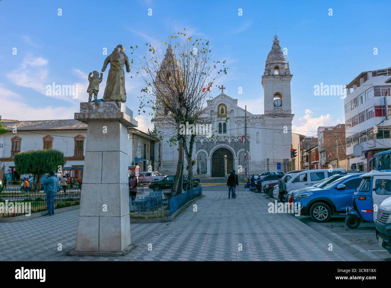 Chiesa madre di Santa Fe a Jauja, Junín - patrimonio architettonico del Perù. Foto Stock