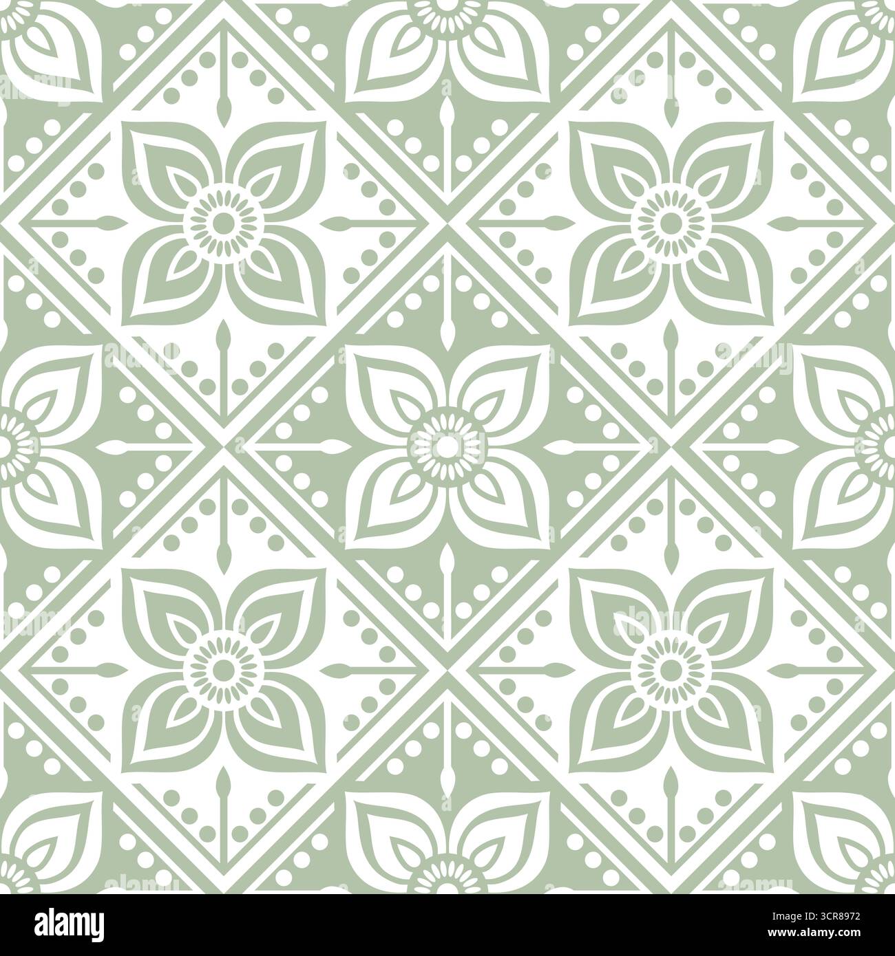 Motivo floreale astratto monocromatico, colori pastello sfumati, illustrazione vettoriale senza cuciture Illustrazione Vettoriale
