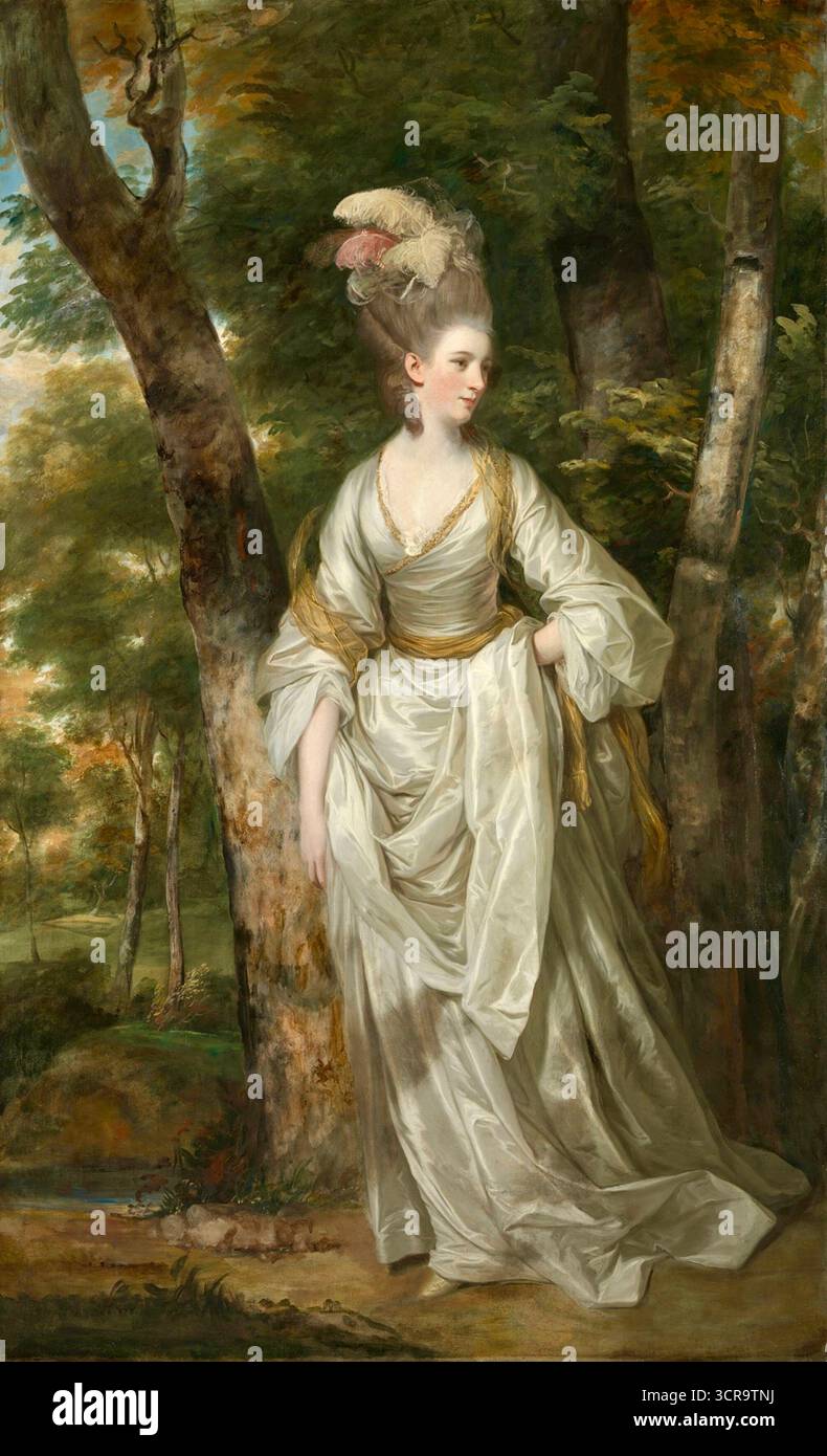 Joshua Reynolds - Sig.ra Elizabeth Carnac (c. 1775) Foto Stock