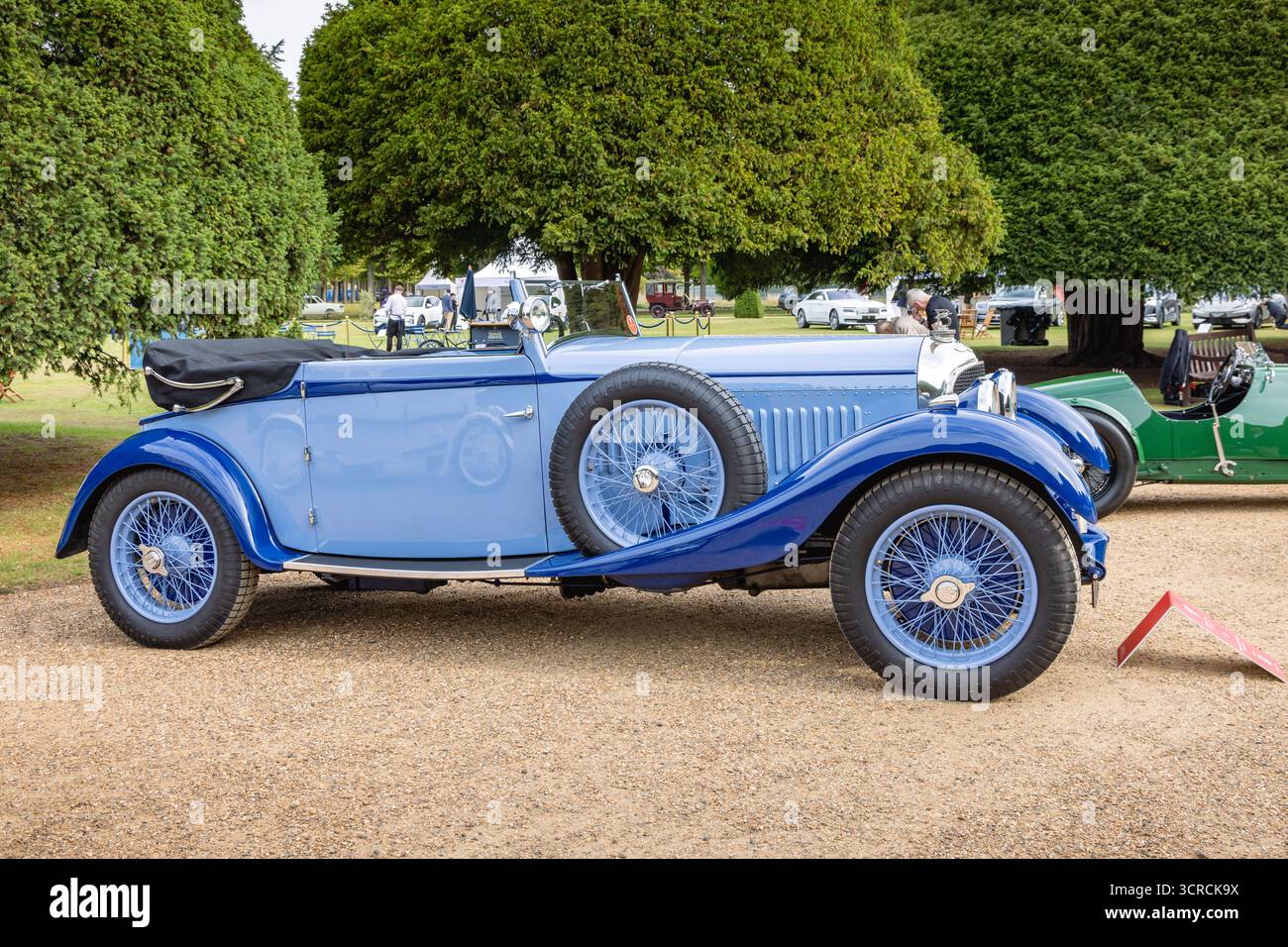 1929 Bentley 4,5 litri Drophead Coupé, Concours of Elegance 2025, Hampton Court Palace, Londra, Regno Unito Foto Stock