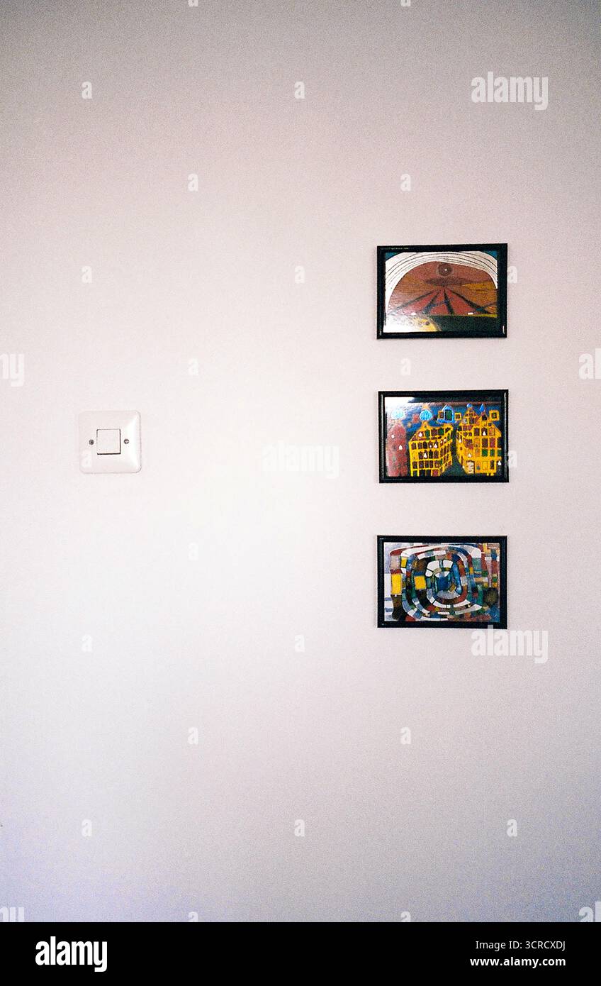 Grafica analogica archivio fotografico grana intramontabile 35 mm Foto Stock