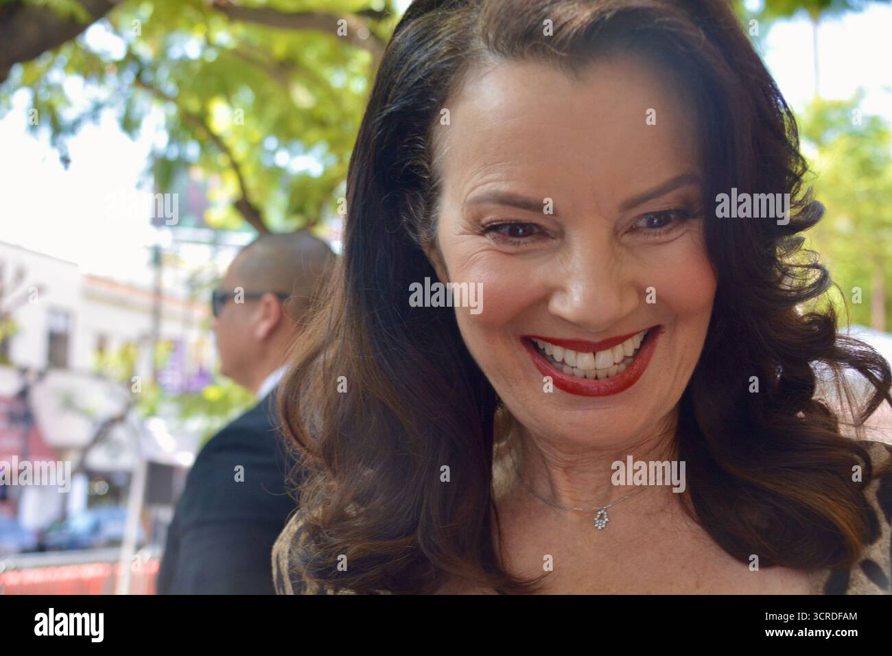 Los Angeles, California, Stati Uniti. 30 settembre 2025. L'attrice e attivista Fran Drescher è onorata con una stella sulla Hollywood Walk of Fame durante una cerimonia ufficiale il 30 settembre 2025 a Los Angeles, California. Crediti: Sharon Graphics/Alamy Live News Foto Stock