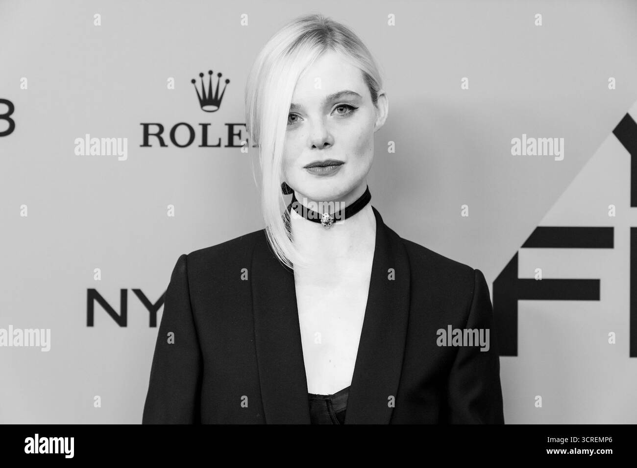 New York, NY il 30 settembre 2025. Elle Fanning indossa abiti di The Row e gioielli di Cartier partecipa alla proiezione di "Sentimental Value" durante la 63a edizione del New York Film Festival all'Alice Tully Hall di New York, NY il 30 settembre 2025. Crediti: lev radin/Alamy Live News Foto Stock