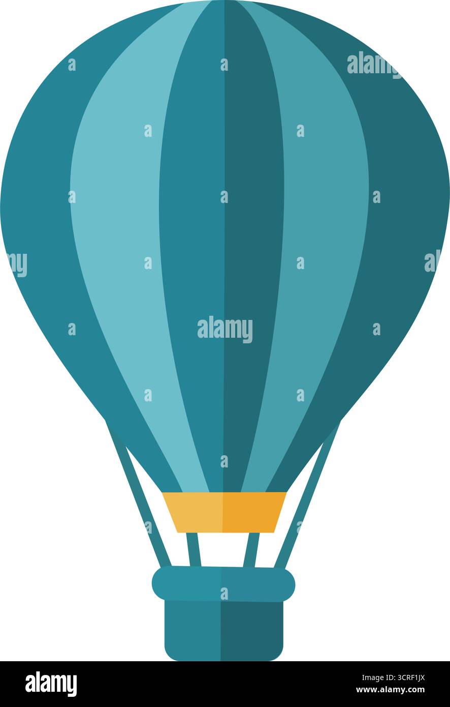 Un logo in mongolfiera per avventure, viaggi, turismo e attività di volo o uso personale Illustrazione Vettoriale