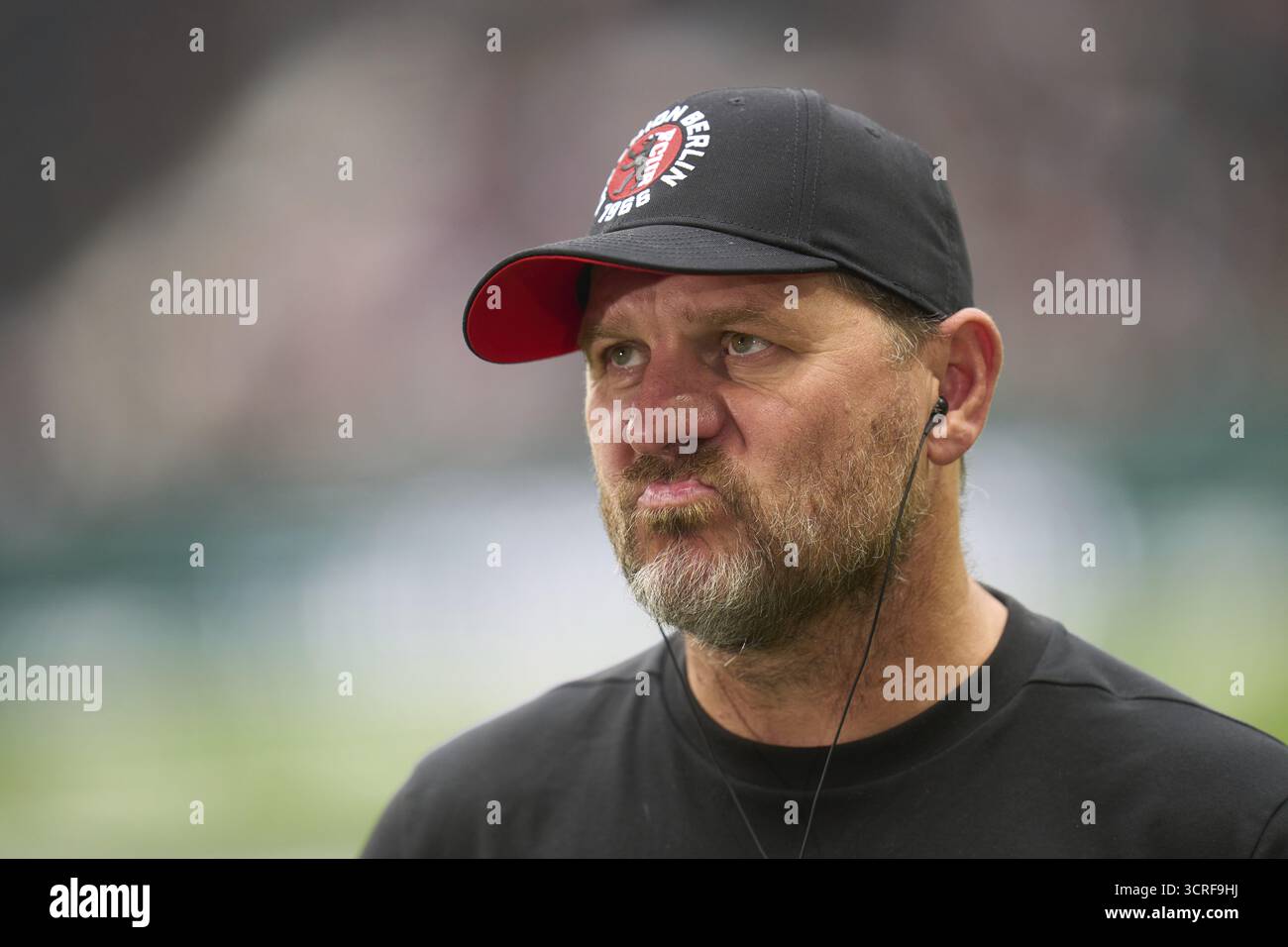 Football Bundeliga Eintracht Frankfurt-Union Berlin.Steffen Baumgart, Coach Union Berlin Foto Stock