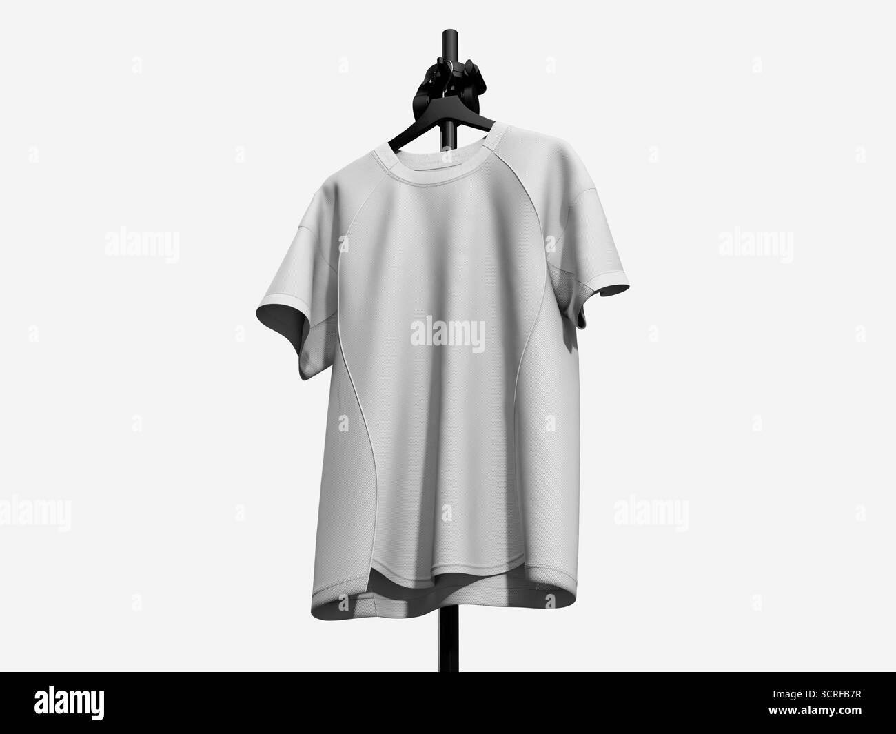 Maglia da calcio Mockup Front View – modello di Branding Sportswear Foto Stock