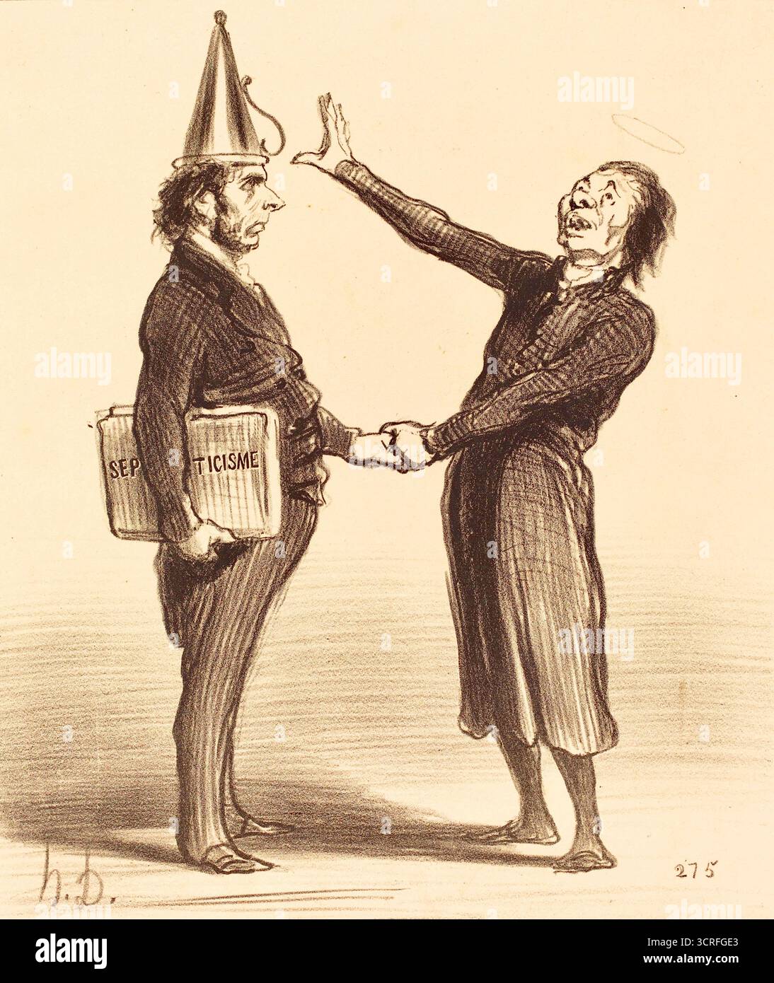 Honoré Daumier - un'alleanza - 1857 Foto Stock