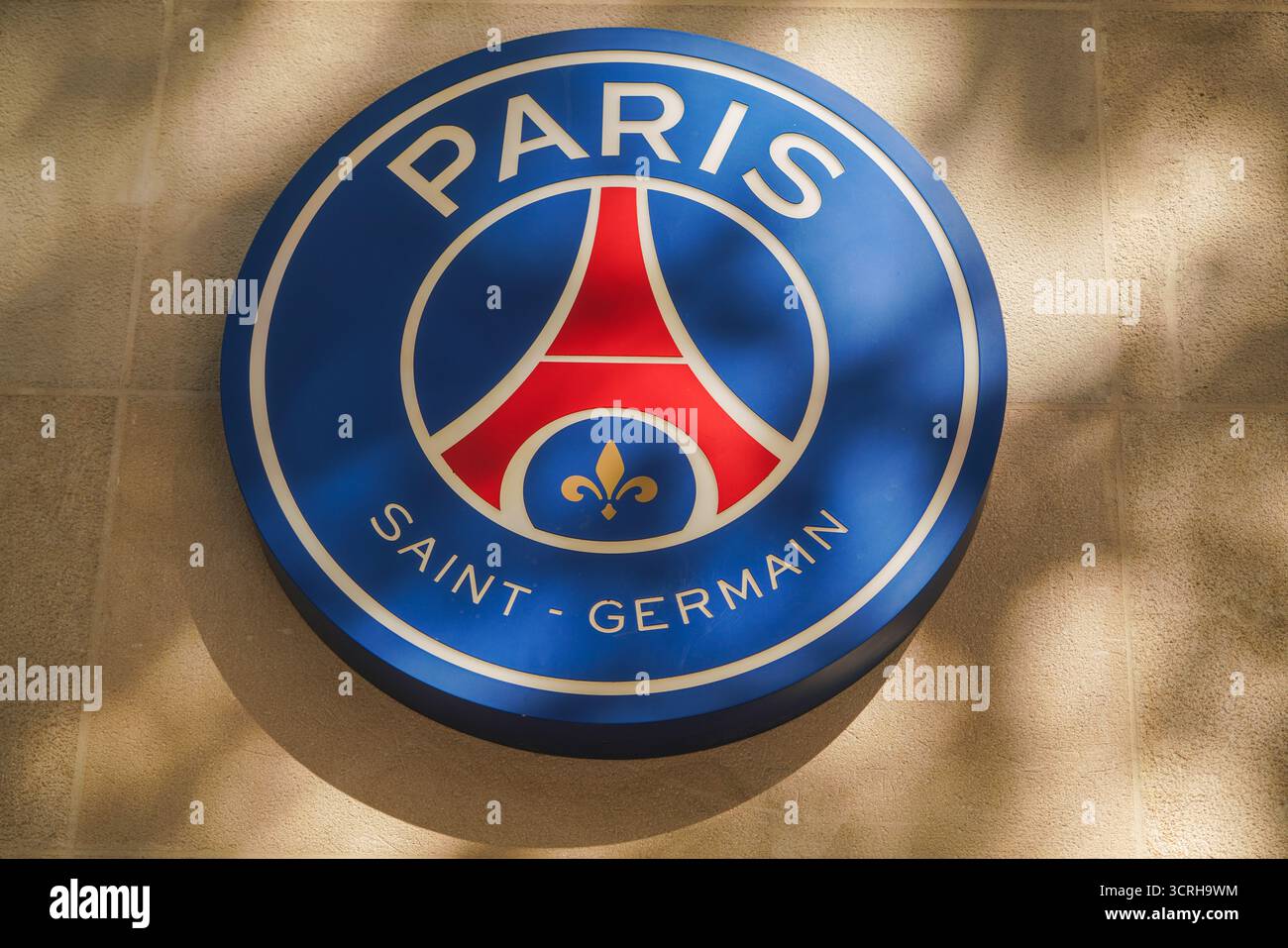 Logo Paris Saint-Germain Foto Stock