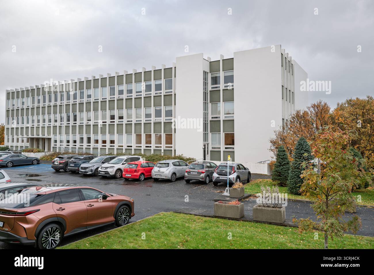Árnagarður, Università dell'Islanda - studi umanistici modernisti che si basano su Suðurgata; hub per la lingua islandese, la letteratura e la ricerca, Reykjavík. Foto Stock