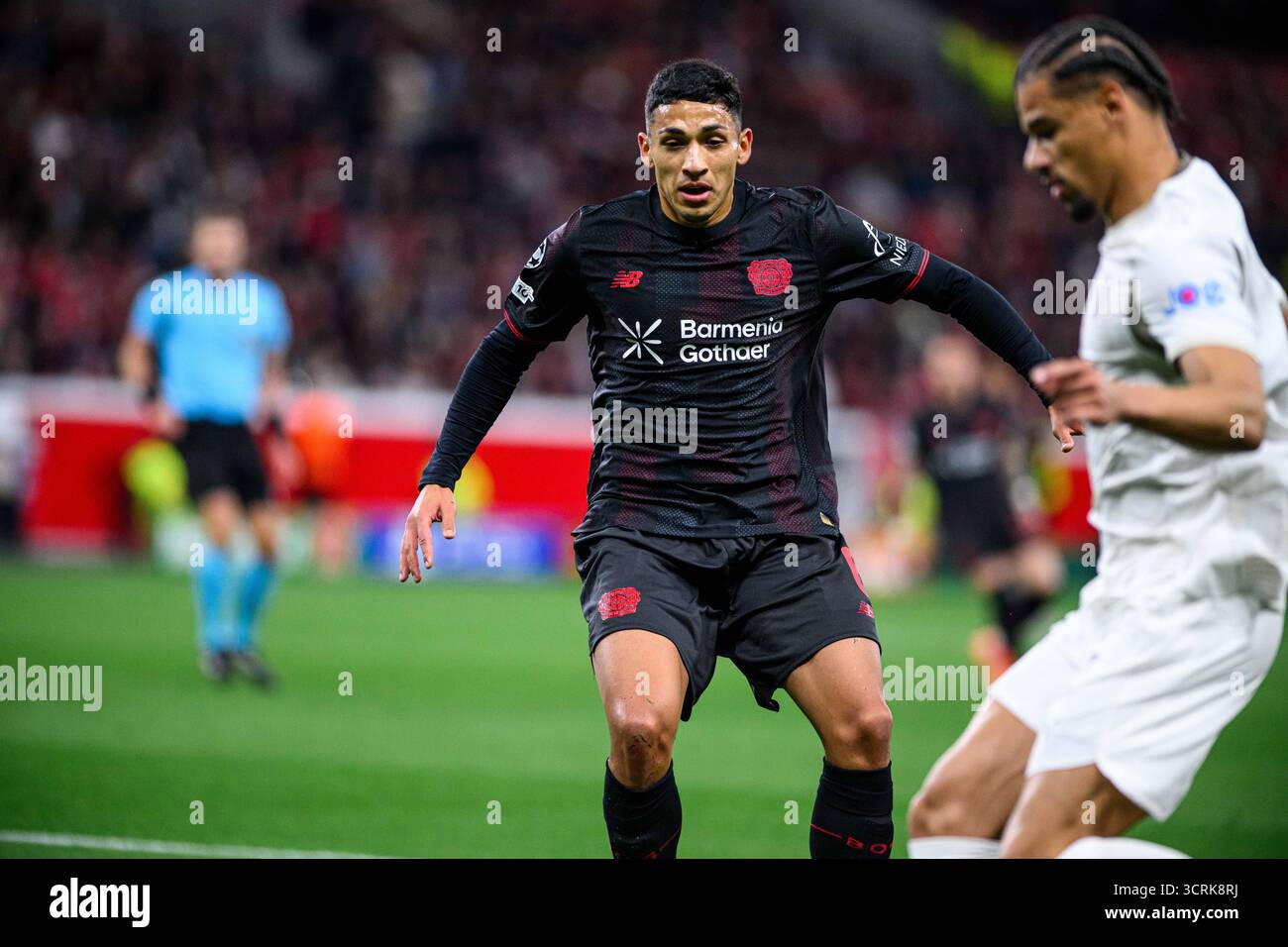 LEVERKUSEN, GERMANIA - 1° OTTOBRE 2025: Equi Fernandez - la partita di calcio della UEFA Champions League tra Bayer 04 Leverkusen e PSV Eindhoven al Bayar Foto Stock