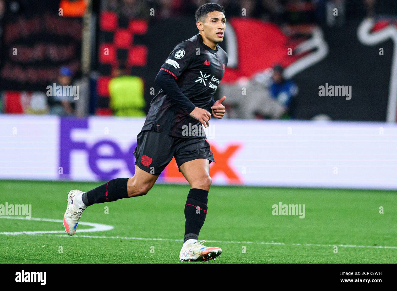 LEVERKUSEN, GERMANIA - 1° OTTOBRE 2025: Equi Fernandez - la partita di calcio della UEFA Champions League tra Bayer 04 Leverkusen e PSV Eindhoven al Bayar Foto Stock