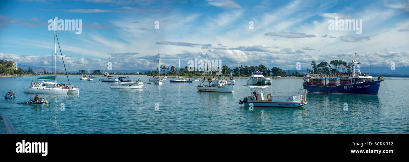 Foto di Tim Cuff - 17 maggio 2025 - Benedizione della flotta, Nelson, nuova Zelanda. Foto Stock