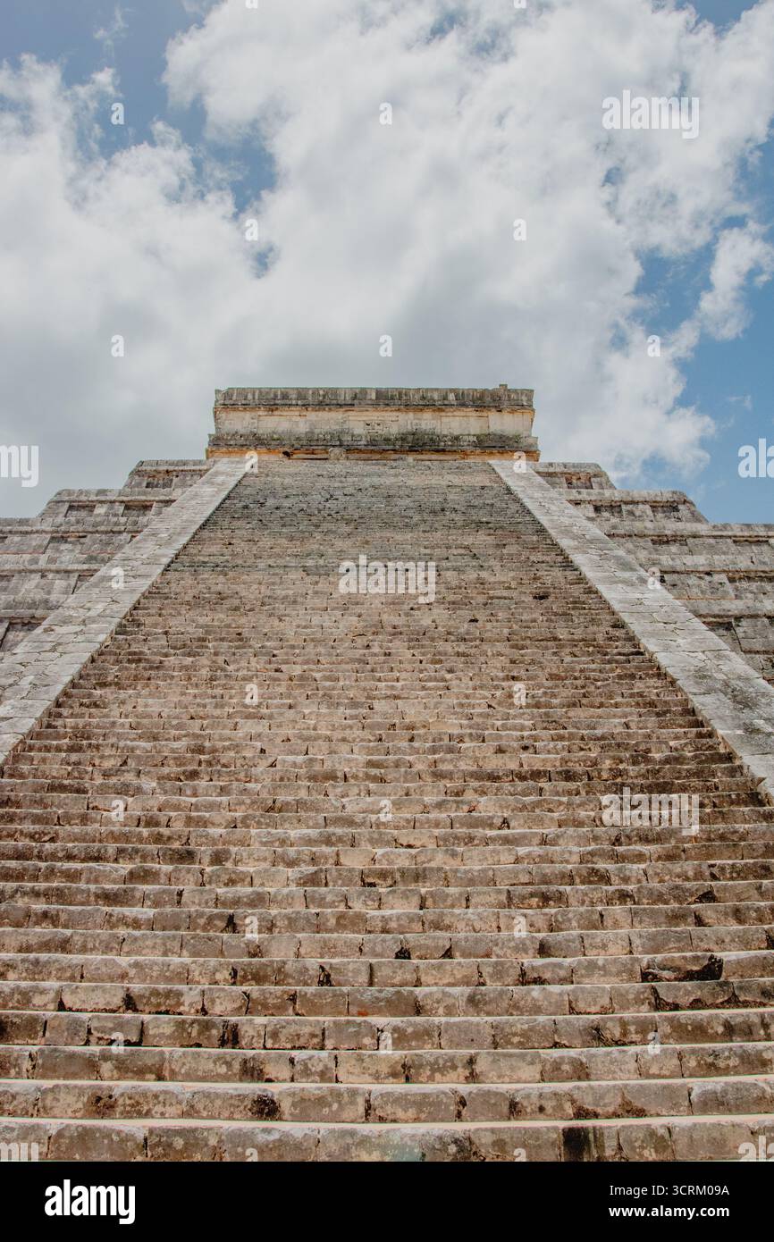 Sole estivo a Chichen itza Foto Stock
