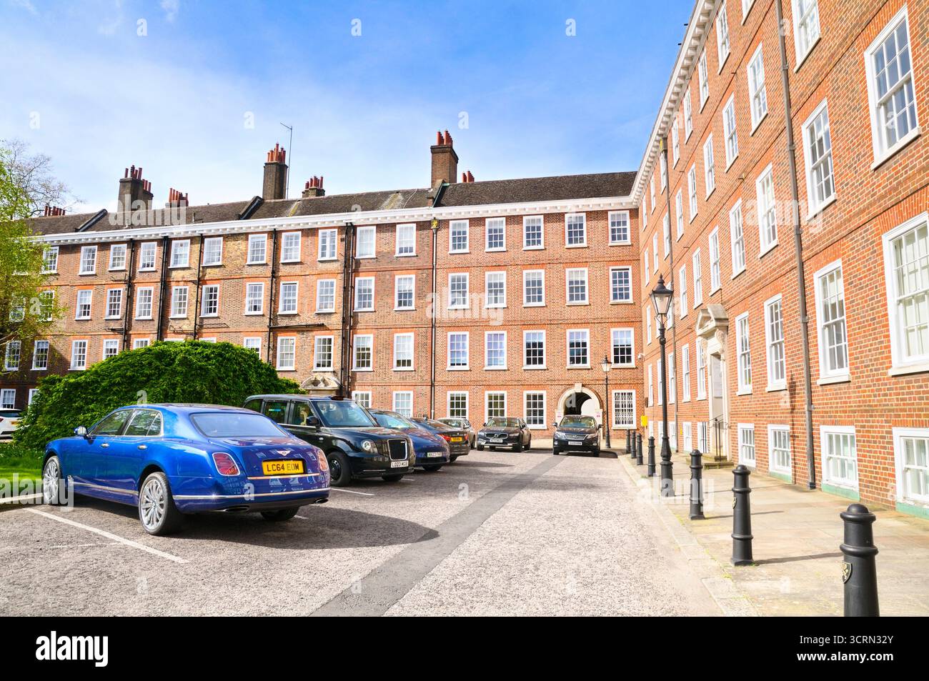 Honourable Society of Gray's Inn, uno dei quattro Inns of Court. Camere legali o uffici degli avvocati in Gray's Inn Square, Londra WC1, Inghilterra, Regno Unito Foto Stock