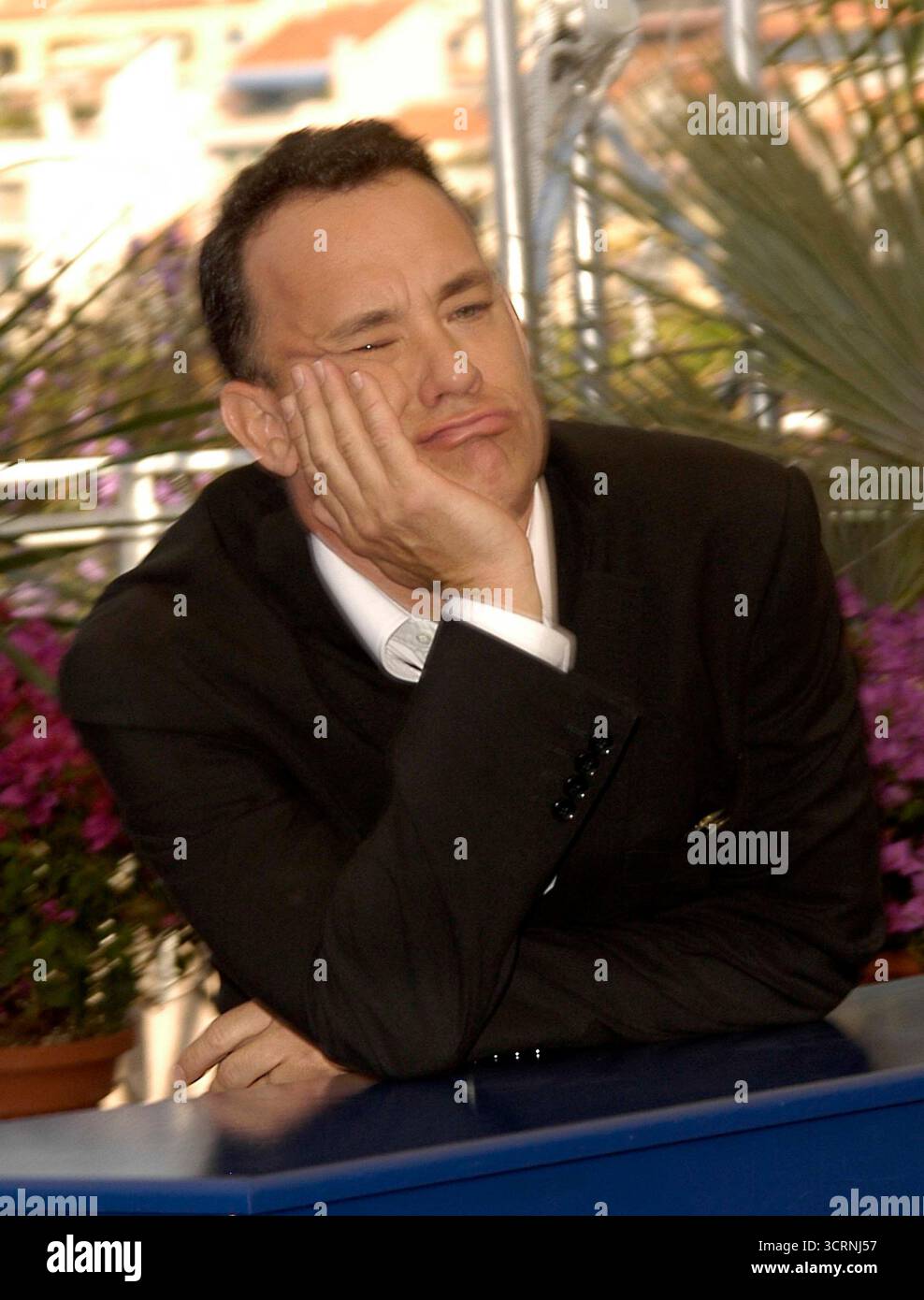 Tom Hanks a una chiamata per i Ladykillers al Festival di Cannes 2004 - 18/05/04 Foto Stock
