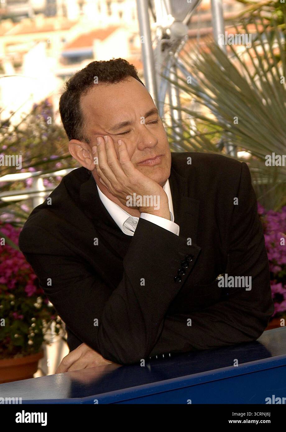 Tom Hanks a una chiamata per i Ladykillers al Festival di Cannes 2004 - 18/05/04 Foto Stock