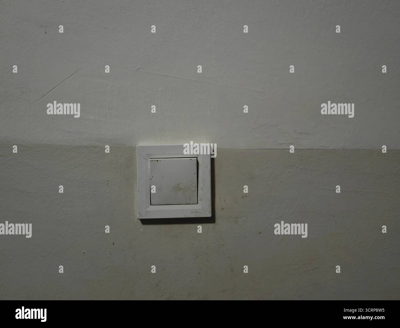 Accensione. Interruttore. Spazio negativo. Foto Stock