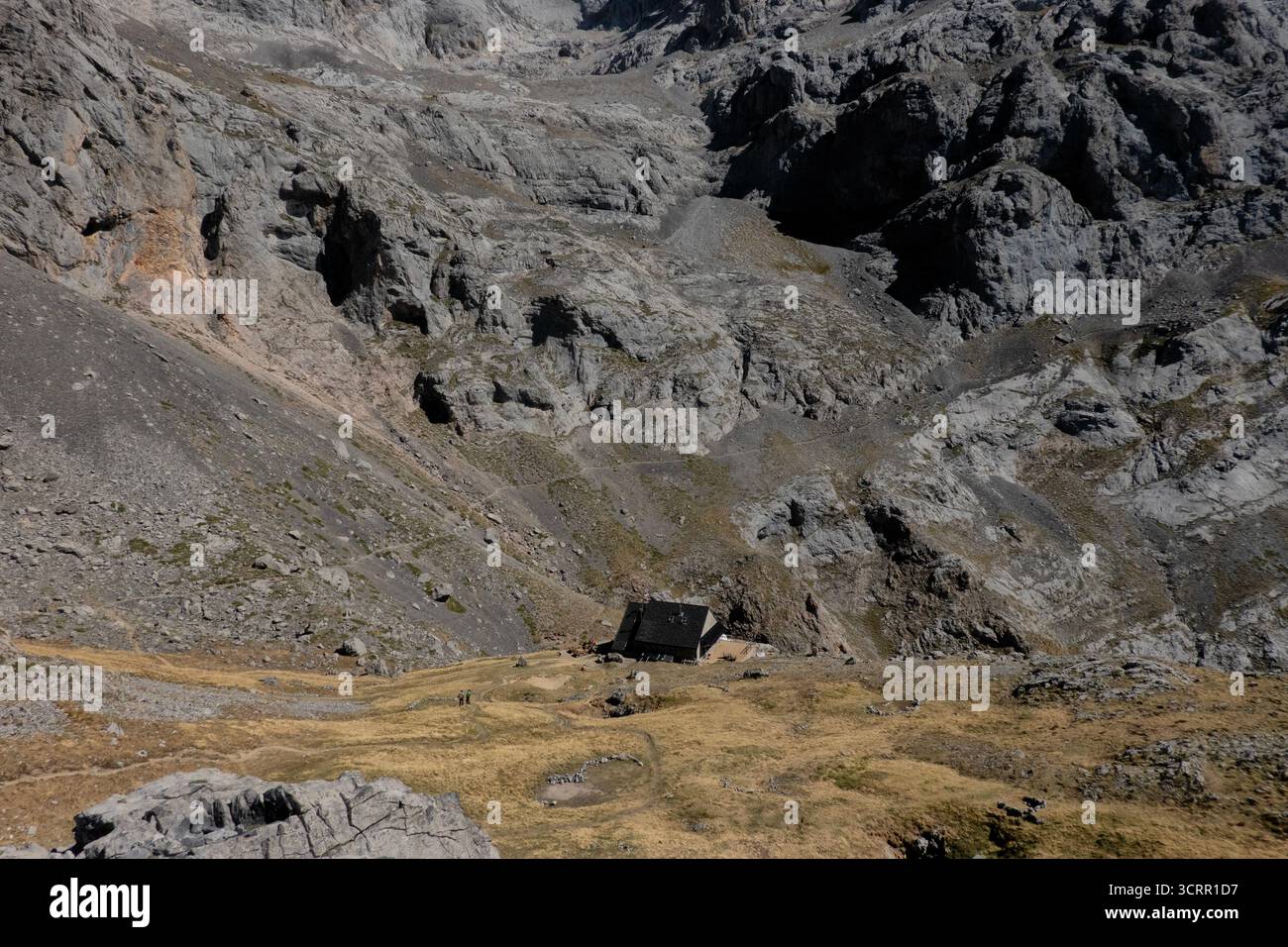 Rifugio Collado Jermoso nel Parco Nazionale Picos de Europa, Castiglia e León, Spagna Foto Stock