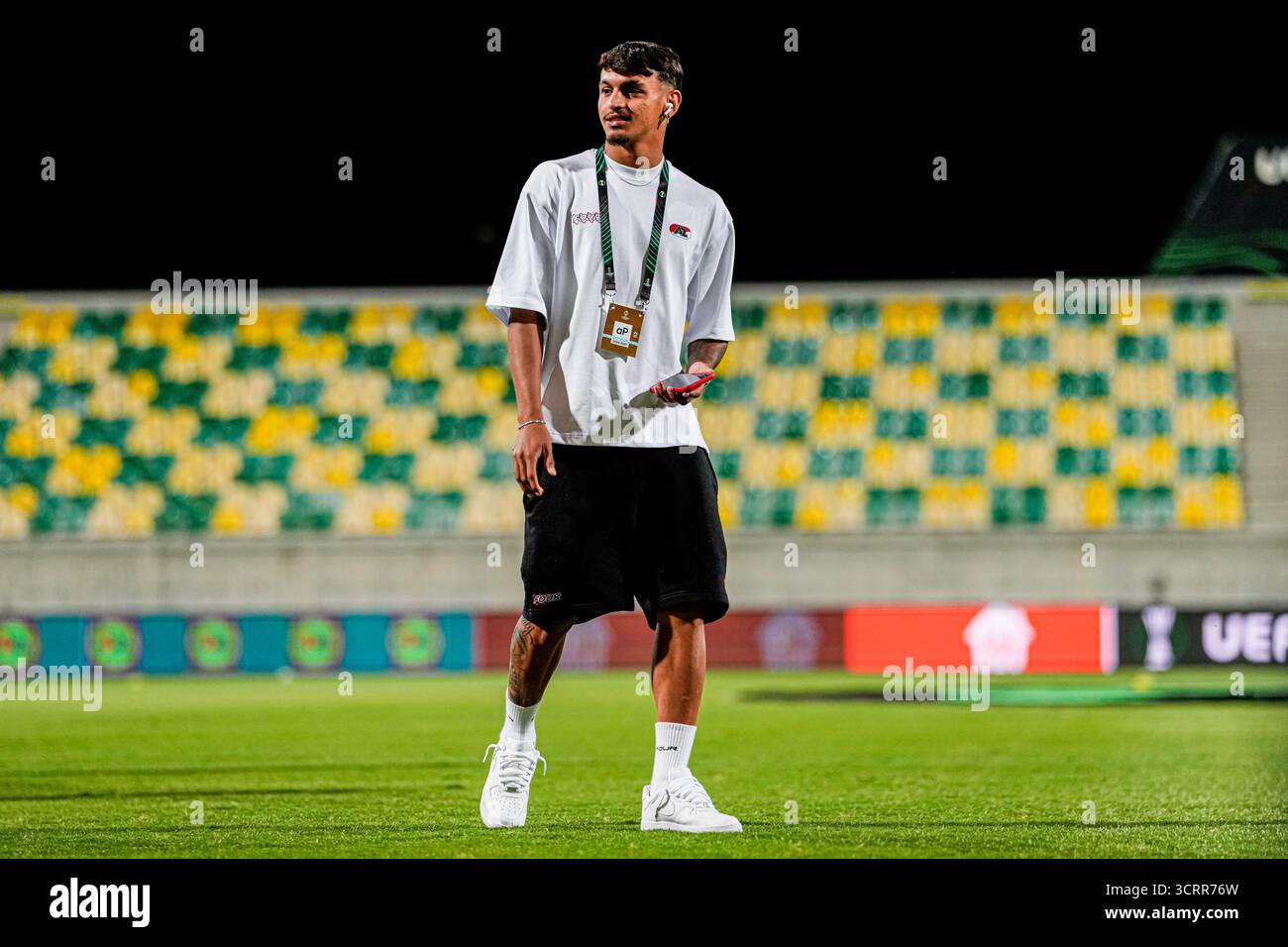 Larnaca, Cipro. 2 ottobre 2025. LARNACA, CIPRO - 2 OTTOBRE: Prima della partita di fase MD1 della UEFA Conference League 2025/26 tra l'AEK Larnaca FC e l'AZ Alkmaar all'AEK Arena il 2 ottobre 2025 a Larnaca, Cipro. (Foto di ed van de Pol/Orange Pictures) credito: Orange Pics BV/Alamy Live News Foto Stock