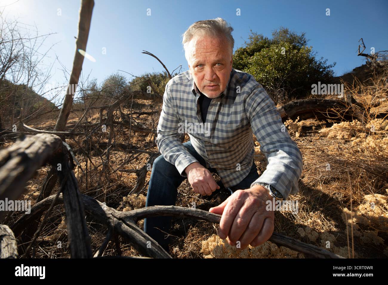Ed Nordskog in California il 14 gennaio 2025.PIC © Dan Tuffs 2025 Foto Stock