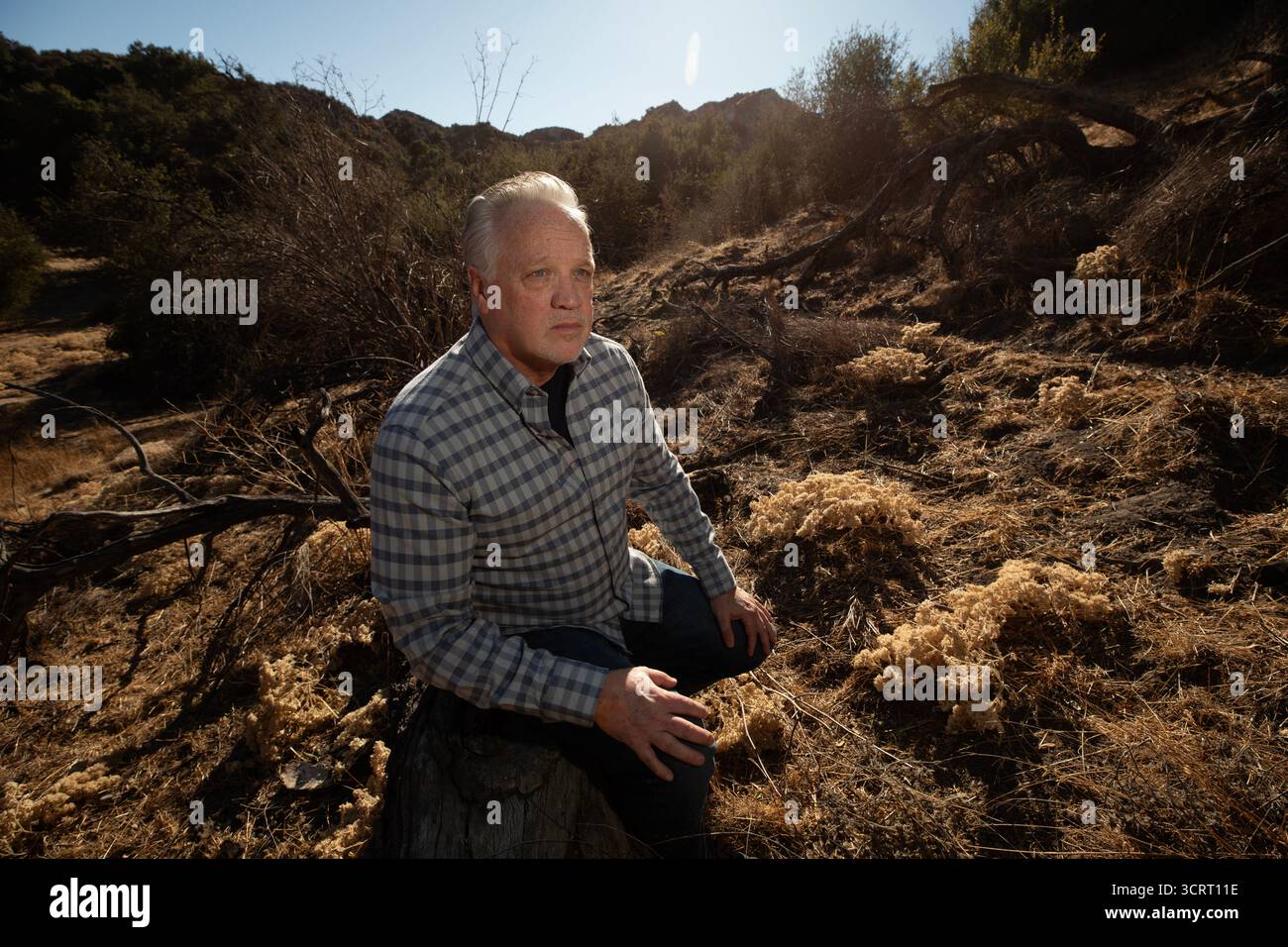 Ed Nordskog in California il 14 gennaio 2025.PIC © Dan Tuffs 2025 Foto Stock