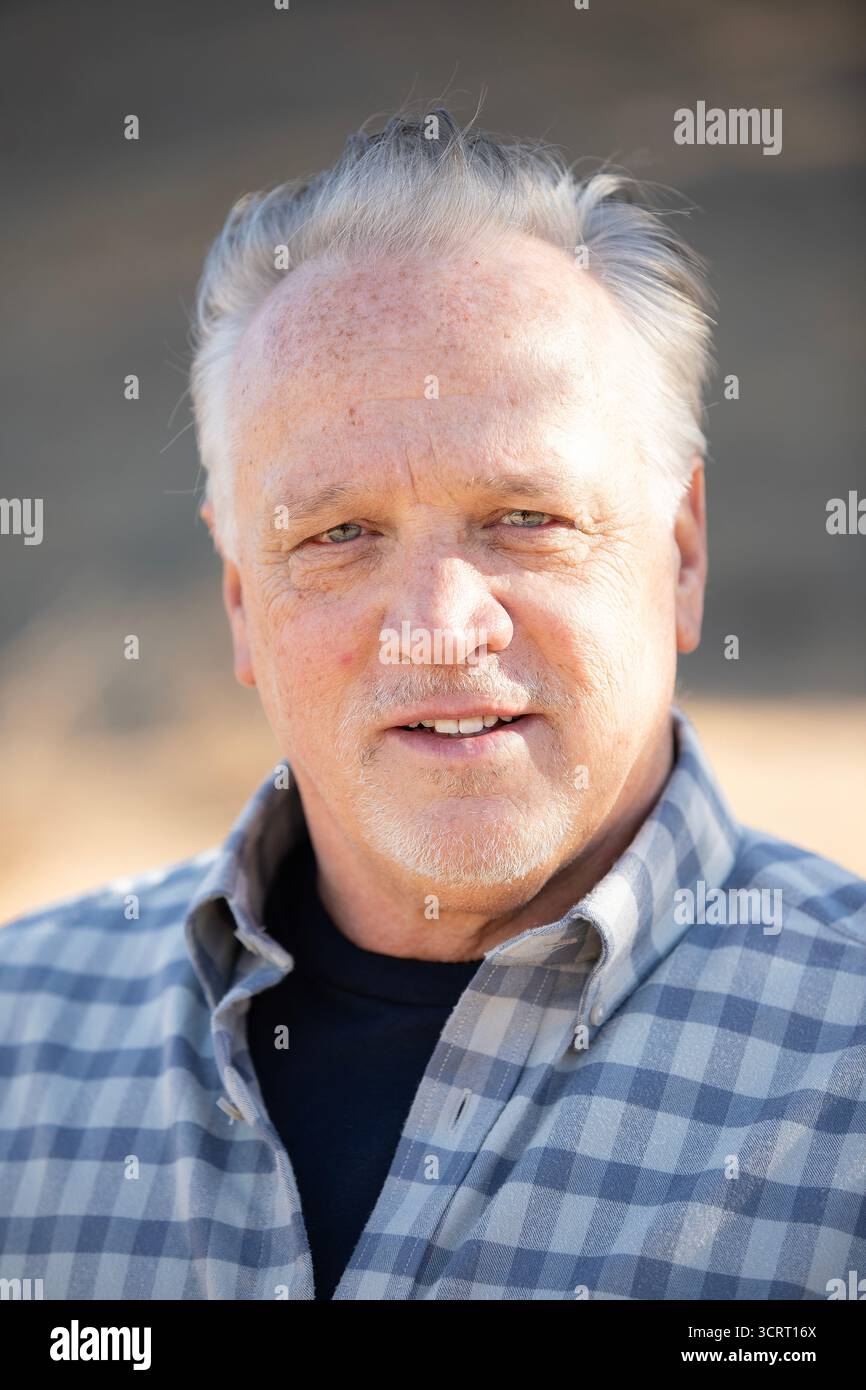 Ed Nordskog in California il 14 gennaio 2025.PIC © Dan Tuffs 2025 Foto Stock