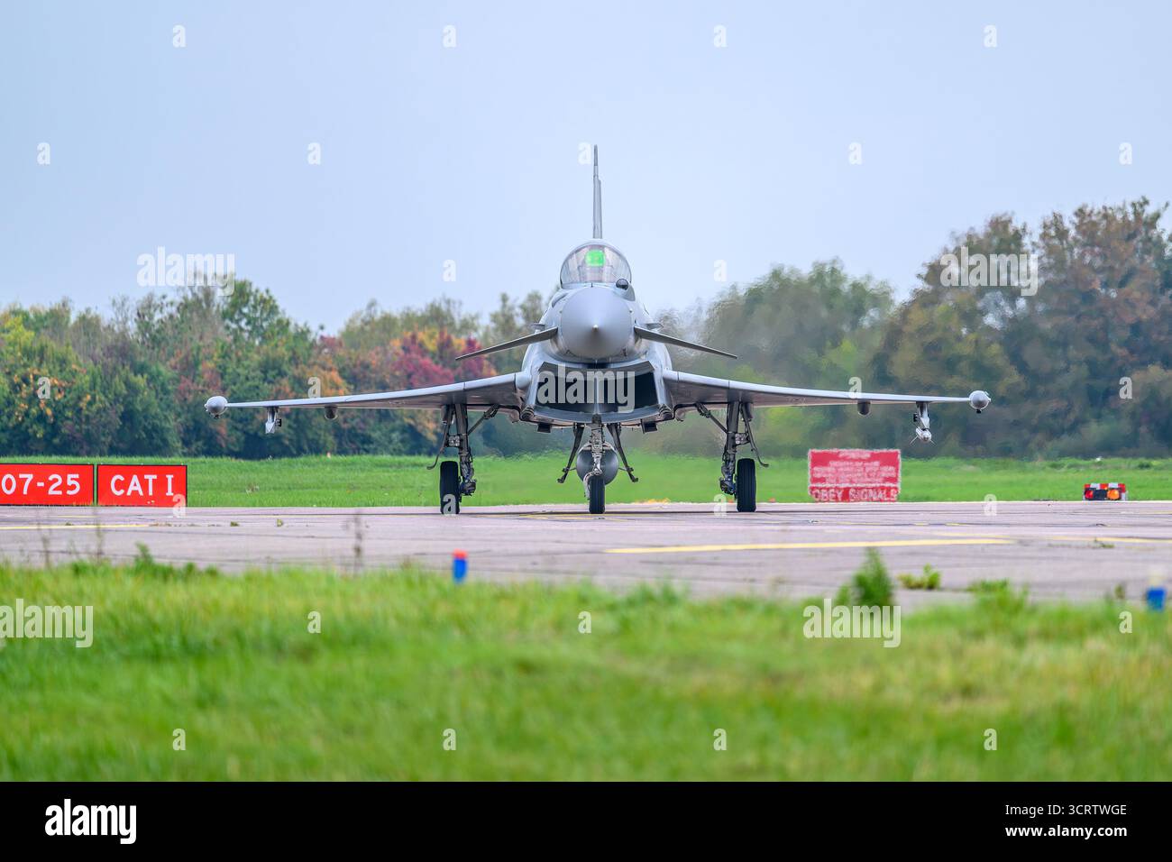 Display RAF Brize Norton, Industry Day, Eurofighter Typhoon Callsign REHEAT01. Foto Stock